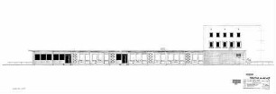 Bietigheim-Bissingen: BA 1 - Ansicht Bahnseite Empfangsgeb.