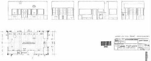 Hirsau: Umbau Schalterhalle - GR und Wandabwicklungen Empfangsgeb. Schalterhalle