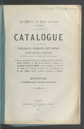 Tableaux, dessins, estampes, livres ... : 9.4.