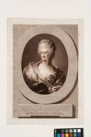 Bildnis Amalia Augusta (1752-1828), Kurfürstin von Sachsen (Friedrich August III.)