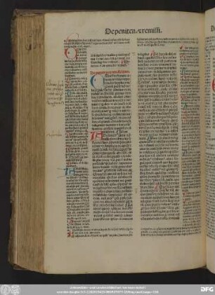 De penitentiis [et] remissio[n]ibus.
