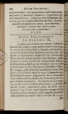 Notæ Philologicæ Ad Oration. IX.