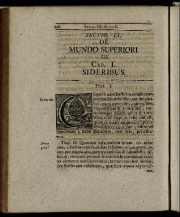 Sectio IX. De Mundo Superiori.