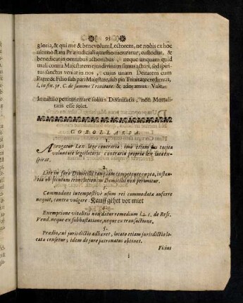 95-96, Corollaria