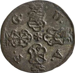 Münze, Pfennig, 1711