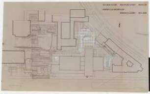 Technische Universität Berlin Nordgelände: Lageplan mit Grünflächenplan 1:200