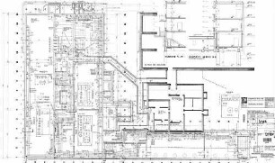 Stuttgart Hbf: Neubau Basagebäude - Heizung / Schnitt Achse Q-Q Nebengeb. Heizung