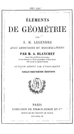 Éléments de géométrie