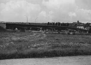 Moselbrücke Remich vor Staustufenbau