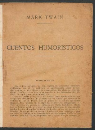 I - Autobiografía