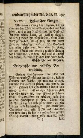197-209, XXXVIII. Historischer Auszug. - XLIV. Historischer Auszug.