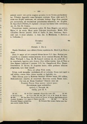 233-246, Novembri mense.