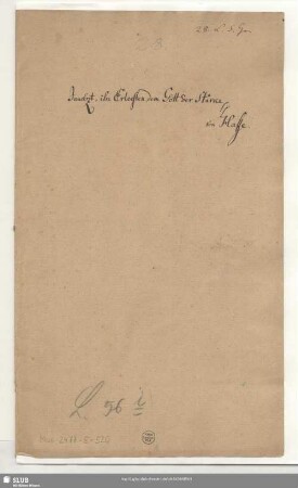Leucippo. Excerpts. Arr - Mus.2477-E-520 - Mus.2477-E-520a : Coro, orch, bc