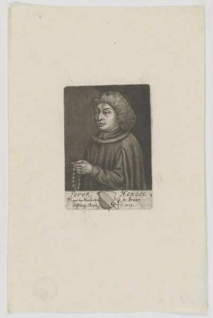 Bildnis des Peter Mendel
