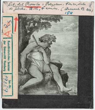 Sebastiano del Piombo: Polyphem. Rom, Villa Farnesina