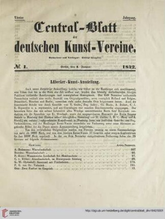 4: Centralblatt der deutschen Kunstvereine