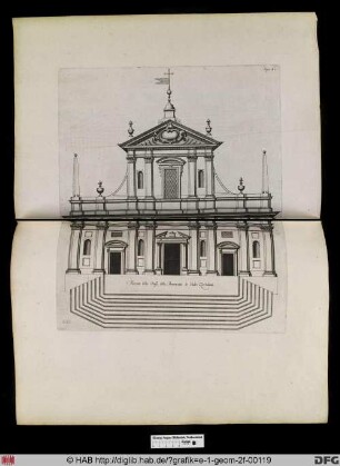 Facciata della Chiesa della Annunciata de Padri Zoccholanti.