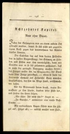 Achtzehntes Kapitel. Reue ohne Dauer.