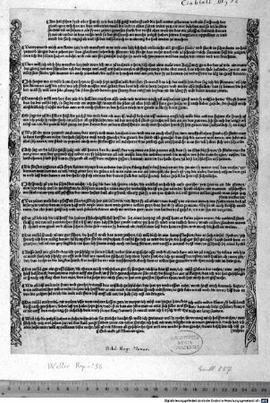 Ain hubsches lyed oder spruch wie der boeß gaist vnderstond die hell weiter zubawen / vnd ain fursprech der glaubigen menschen im das widerriet : "Vernyemend mich ain klaine zeit ..."