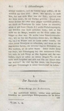 612-623 Der Russische Clerus
