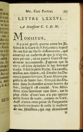 Lettre LXXXVI. - Lettre XC.