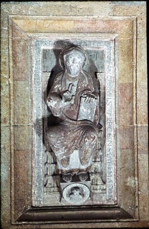 Thronender und segnender Christus
