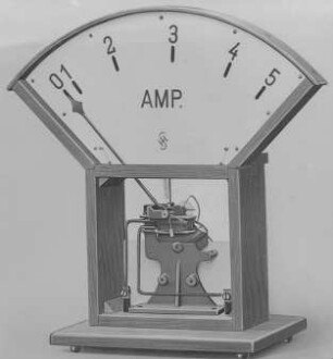 Elektromagnetischer Demonstrationsampèremeter, Siemens & Halske : Technikgeschichte | Physik | Elektrizität | Elektrische Meßinstrumente