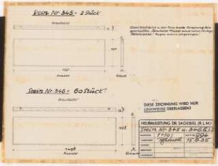 Reichsluftfahrtministerium, Berlin: Hauptgesims Q1L (Werkstein): Details 1:10