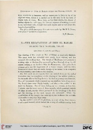 Egypt Exploration Fund, [5]: The excavations at Deir el Bahari during the winter, 1894-1895