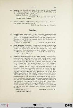 Textilien (Nr. 161-164)