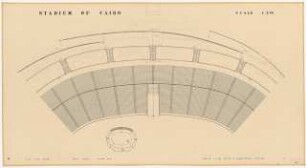 Sportfield Kairo Main Stadium: Upper Circle, Sector N U1, 1:200