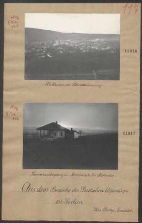 Sonnenuntergang im Moravatale bei Aleksinac