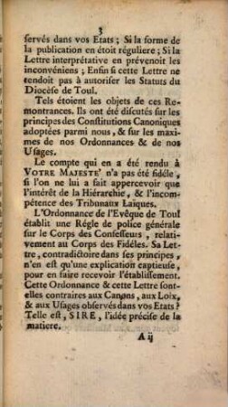 Très-humbles et très-respectueuses Remontrances que présentent au Roi, notre très-honoré Souverain Seigneur, les Gens tenans la Cour Souveraine de Lorraine et Barrois