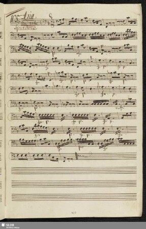 105. Aria: Corpo di bacco / Galuppi, B.