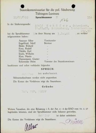 Schäfer, Adolf