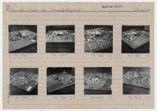 Modell: Wohngebiet Fennpfuhl (Ho-Chi-Minh-Straße). Berlin, Lichtenberg, Landsberger Allee (Leninallee)/Weißenseer Weg (1976-1992 Ho-Chi-Minh-Straße)