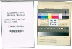 Entnazifizierung Heinrich Cloeren , geb. 29.01.1893 (Stadtamtmann)