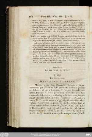 Sectio 2. De Ordine Salutis.