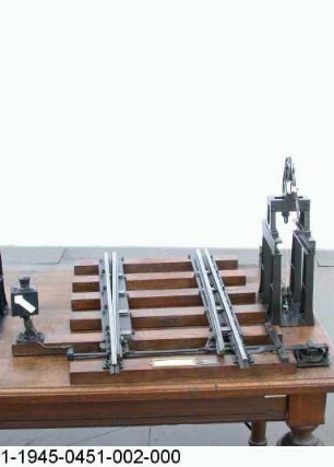 Weichenantrieb Bauart Zimmermann & Buchloh, Funktionsmodell 1:5