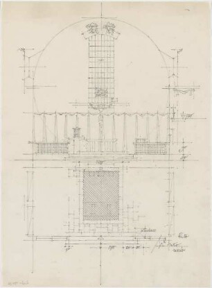 Döllgast, Hans; Kirche (Kürzel MK) - Ansicht; Grundriss