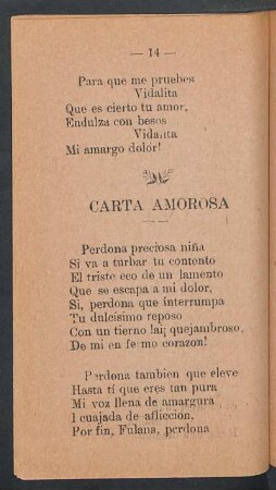Carta amorosa