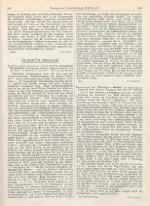 329-330 [Rezension] Albertz, Martin, Evangelische Christenlehre