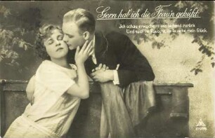 Gern hab' ich die Frau'n geküßt. - Ich schau erwachend [...]