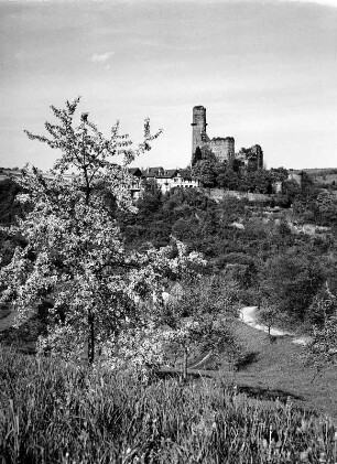 Reichenberg Rhein-Lahn-Kreis. Burg Reichenberg (1319/1352, 1370/1385, Restaurierung 1649-1651)