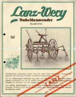 Lanz-Wery Gabelheuwender