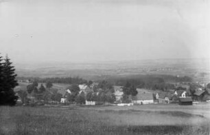Auf dem Eulenberg : Blick vom Eulenberg über Vogelsgrün und Brunn nach Auerbach