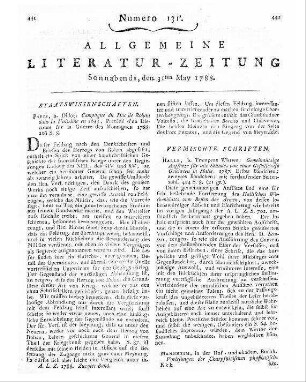Gemeinnützige Aufsätze für alle Stände / von einer Gesellschaft Gelehrten in Halle. - Halle : Trampe Bd. 1.- 2. 1787