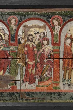 Passionsretabel — Christus vor Pilatus