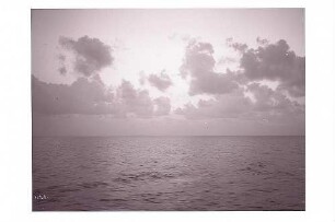 Indischer Ozean. Stimmungsbild mit ruhiger See