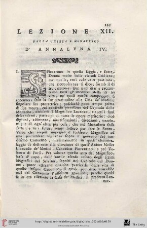 Lezione XII.